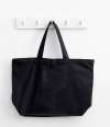 BR003 Brand Lab Oversized Tote Bag Black colour image